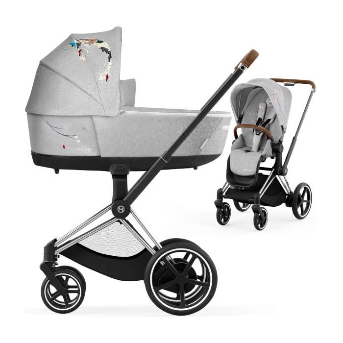 Cybex E-PRIAM 4.0 KOI CRYSTAL LIZED wózek 2w1 main product photo