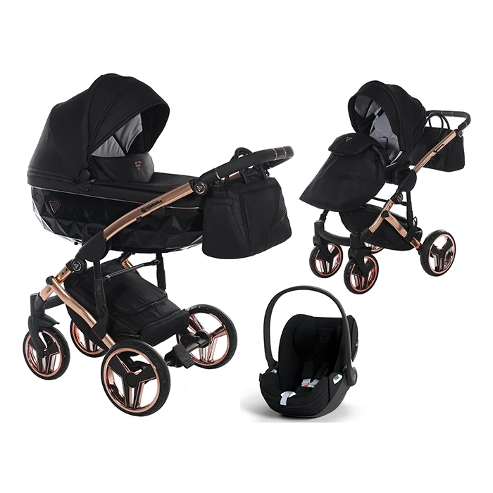 JUNAMA DIAMOND S-LINE V3 wózek 3w1 z fotelikiem Cybex CLOUD T i-Size main product photo