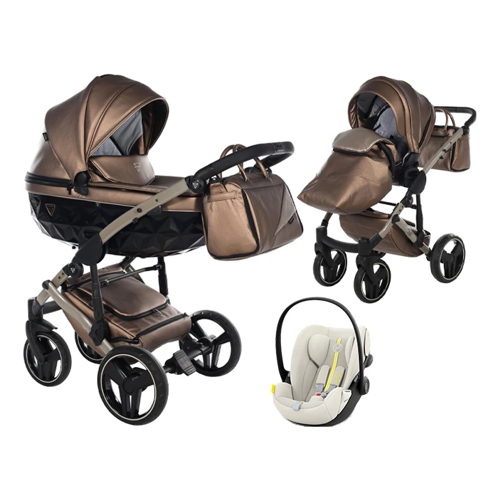 JUNAMA FLUO LINE V3 wózek 3w1 z fotelikiem Cybex CLOUD G i-Size main product photo