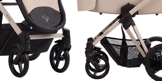 Bebetto Nuvio Pro obrotowe koła przednie