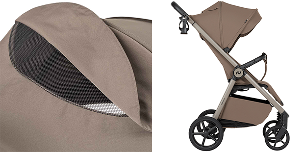 Carrello Bravo Lite Deluxe okienko wentylacyjne