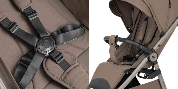 Carrello Bravo Lite Deluxe pasy bezpieczeństwa