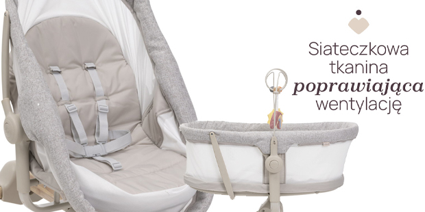 Chicco Baby Hug Armonia 4w1 przewiewne tkaniny