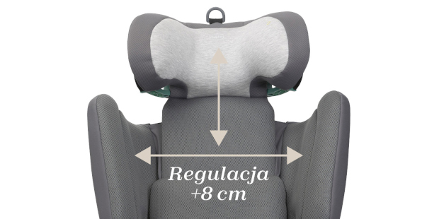 Chicco FOLD&GO S i-Size regulacja szerokości