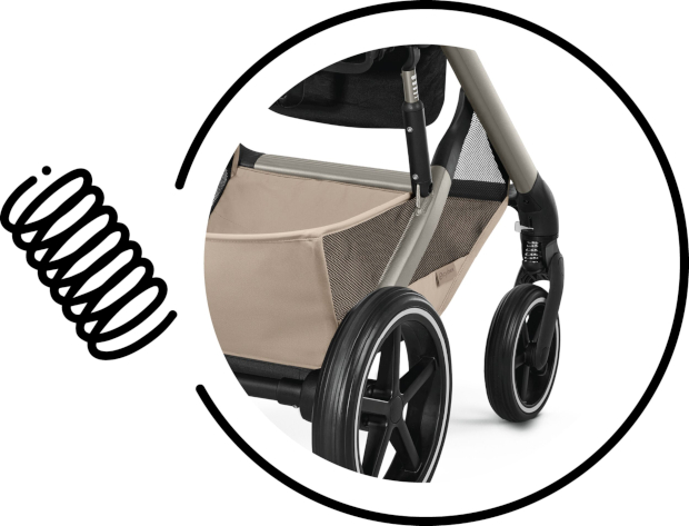 Cybex Balios S LUX Fold amortyzacja