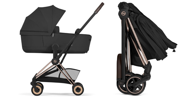Cybex Coya Comfort składanie gondoli ze stelażem