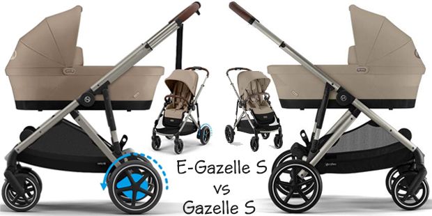 Cybex e-Gazelle S vs Cybes Gazelle S