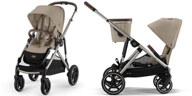 Cybex e-Gazelle S montaż siedziska w obu kierunkach