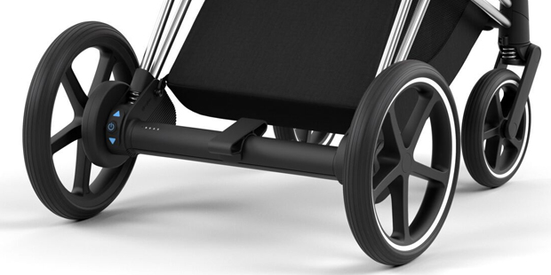 Cybex E-Priam 5.0 Style amortyzacja kół