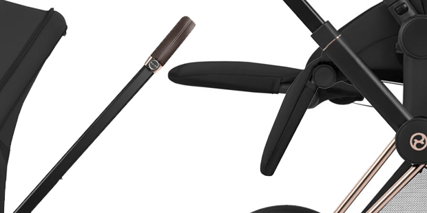 Cybex E-Priam 5.0 Style regulacja podnóżka i rączki