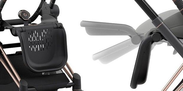 Cybex e-Priam regulowany podnóżek