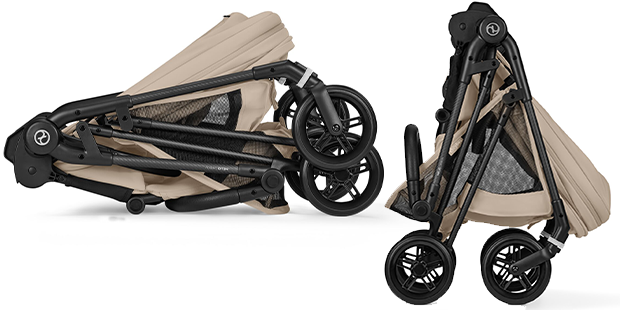 Cybex Melio Carbon 2026 składanie