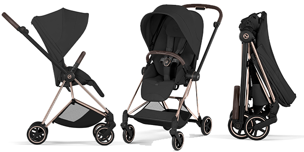 Cybex Mios 4.0 Style składanie jedną ręką
