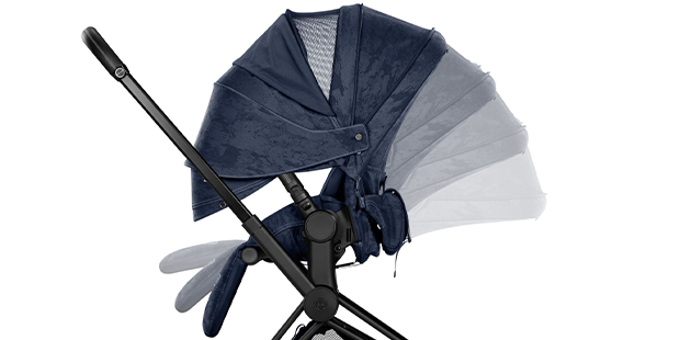 Cybex Priam Fashion Rebellious regulacja oparcia