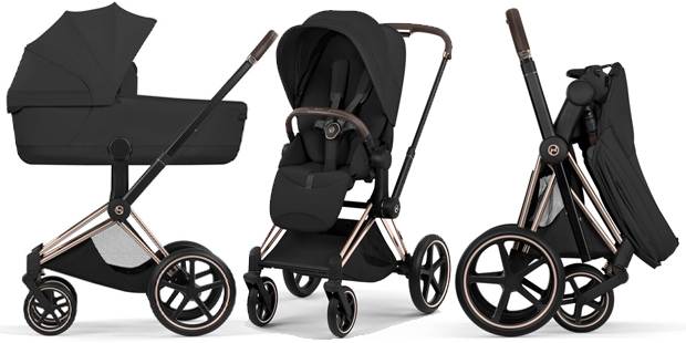 Cybex Priam 5.0 Style składanie jedną ręką