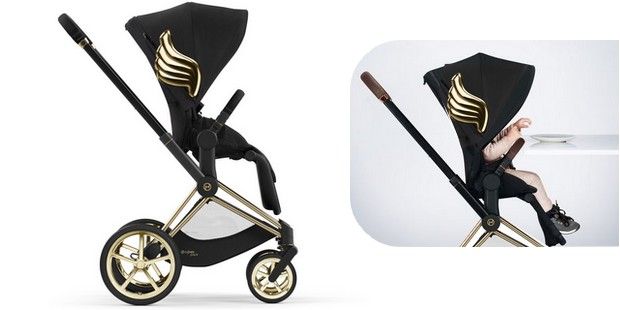 Cybex Priam 4.0 Jeremy Scott siedzisko na wysokości stołu