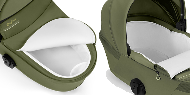 Cybex Talos S Lux z gondolą Fold materacyk