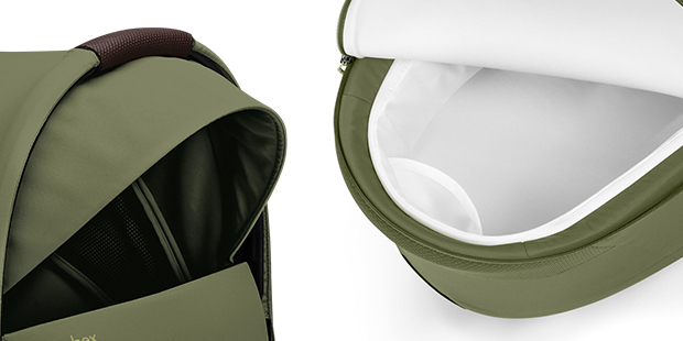 Cybex Talos S Lux z gondolą Fold kieszeń wewnętrzna