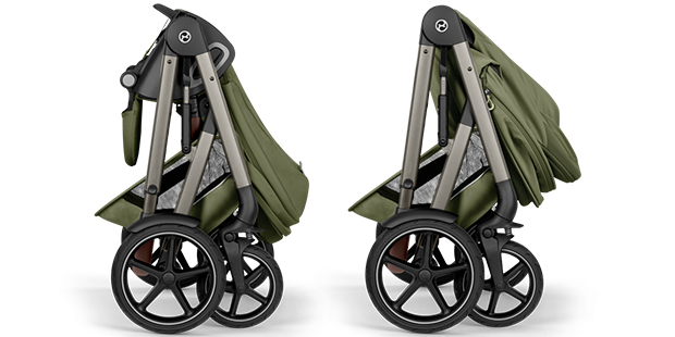 Cybex Talos S Lux z gondolą Fold składanie jedną ręką