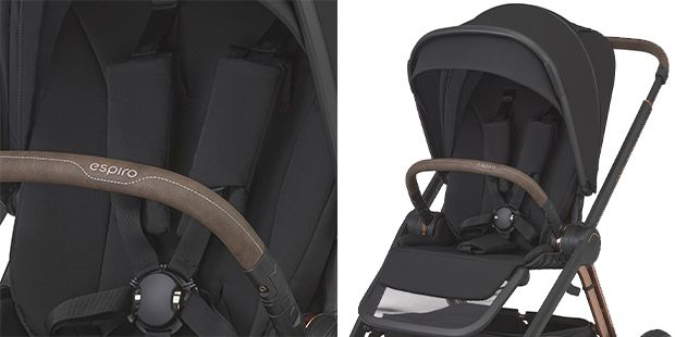 Espiro Miloo 2.0 pięciopunktowe pasy z magnetycną klamrą