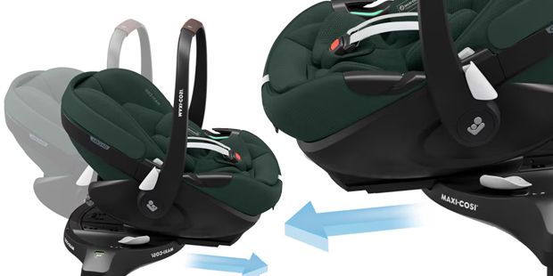 Maxi Cosi Pebble Pro 360 2 technologia Slide Tech