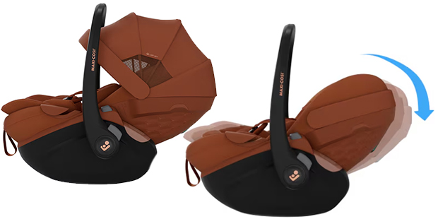 Maxi Cosi Pebble Slide Pro pozycja leżąca