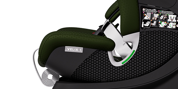 Recaro Velix 1 montaż na pas samochodowy