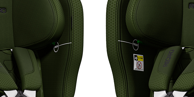 Recaro Velix 1 blokada wysokości