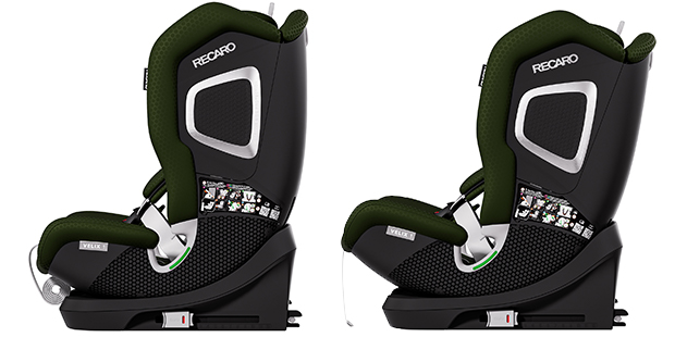 Recaro Velix 1 regulacja oparcia