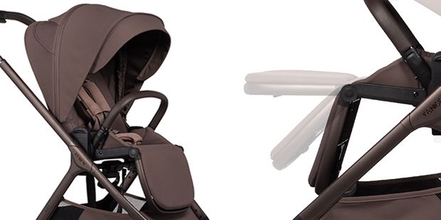 Venicci Tila wózek 2w1 regulowany podnóżek