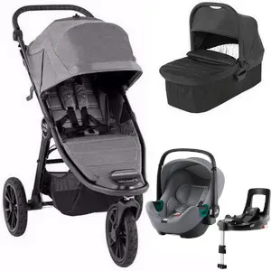 Baby Jogger CITY ELITE 2 wózek 4w1 | fotelik BRITAX BABY SAFE 3 i-Size + baza